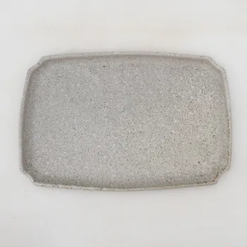 Květináč Keramická podmiska H07 - 28 x 19 x 1,5 cm - béžová