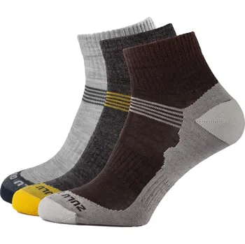 Pánské ponožky Ponožky Zulu Merino Lite 3 pack Velikost ponožek: 43-47 / Barva: mix1