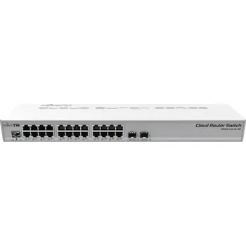 Switch MikroTik Cloud Router Switch CRS326-24G-2S+RM 24xGE 2xSFP+ PoE+ se zdrojem
