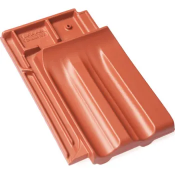 Střecha BRAMAC Granát 13 taška pro napojení hřebene režná