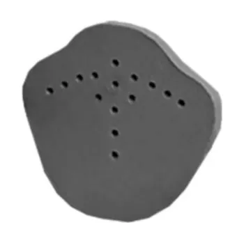 BRAMAC Uzávěra hřebene HO keramická Engoba antracitová