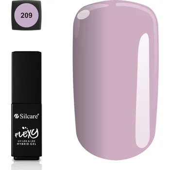 Lak na nehty Hybridní lak Flexy 209 4,5g fialový bez TPO, UV lak na nehty