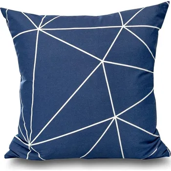 Bytový textil Kvalitex Povlak na polštář bavlna NORDIC COLLECTION GRID modré Abmessungen der Kopfkissenbezüge: 45x60cm