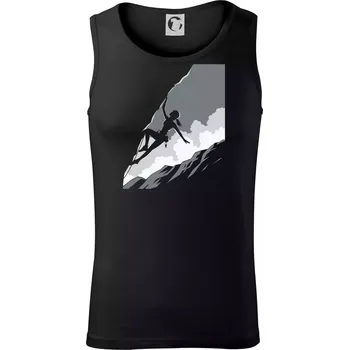 Žena na skále - Tílko pánské Core - L ( Černá )