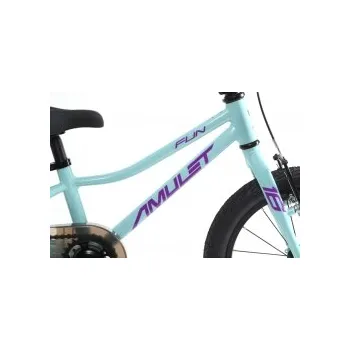 Dětské kolo AMULET Kolo AMULET 16 Fun, celeste blue/purple, 2025, Velikost 16