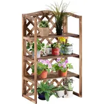 Stojan na květiny, 75 x 38 x 120 cm | přírodní