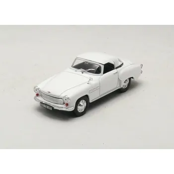 autíčko Wartburg 313 Sport bílá 1:43 DeAgostini balení Car Selection
