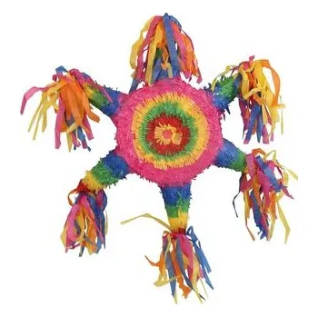 Piniata gwiazda papier 62,7x62,7x8,6cm