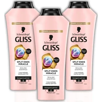 Šampon Gliss Split Ends Miracle Šampon na vlasy 400 ml x 3