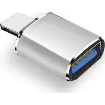 Datový kabel Adaptér USB 3.0 pro iPhone a iPad Lightning na USB OTG pro iOS 13 a novější stříbrná