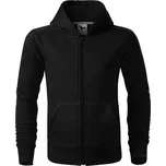 MALFINI Dětská mikina s vlastním potiskem Malfini Trendy Zipper černá 158 cm/12 let