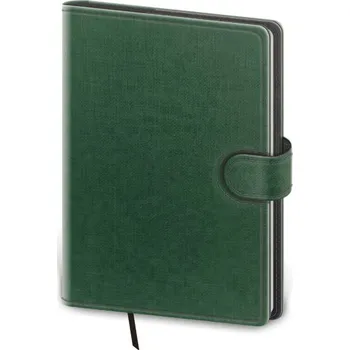 Kancelář Denní diář 2026 Helma A5 - Flip zeleno/šedý