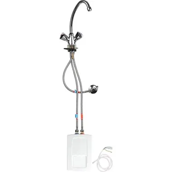 Průtokový ohřívač Wterm průtokový ohřívač - dolní umístění s baterií - DELPO 3,5 D 10602