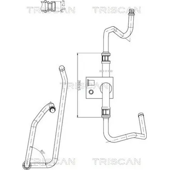 Čep řízení Hydraulická hadice, řízení TRISCAN 8516 28013