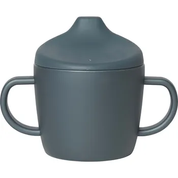 Kojenecká láhev Dětský první hrneček s oušky Blue Spruce Fabelab