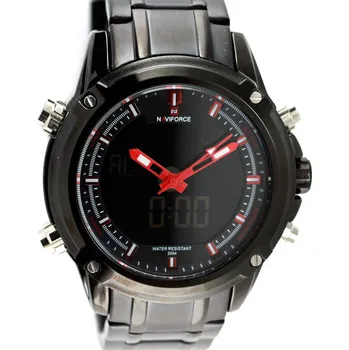 Hodinky MPM Moderní pánské hodinky s digitálním časem a datem na číselníku W01X.10862.G