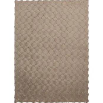 Koberec Hans Home Kusový koberec Diamond Cut 800 Taupe - 80x150 - doprava zdarma