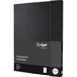 Sigel CONCEPTUM Notebook, A4+, záznamní kniha čtverečkovaná, 194 listů