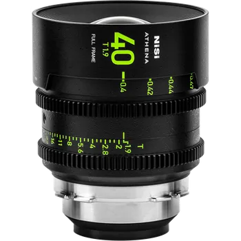 NiSi Cine Lens Athena Prime 40mm T1.9 E-Mount (Without Drop-in Filter)
