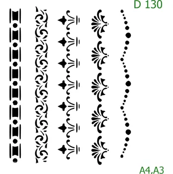 Šablona D 130 - A4 , Lepící fólie