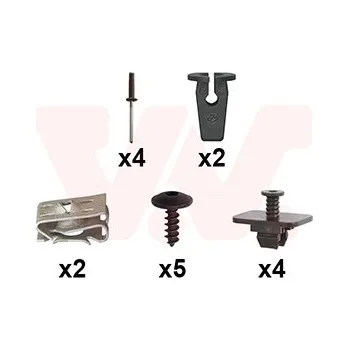 Nárazník Montážní sada, nárazník VAN WEZEL 5751793