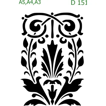 Šablona D 151 - A5 , Lepící fólie