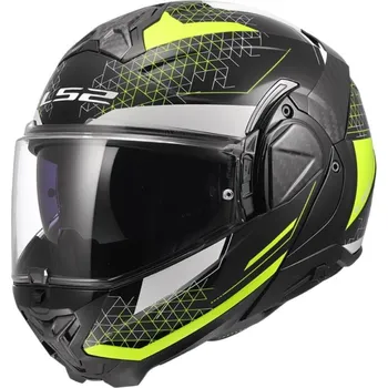 Helma na motorku LS2 LS2 FF910 ADVANT II ASTRAL překlápěcí helma H-V-žlutá vel.XXL XXL