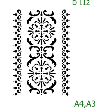 Šablona D 112 - A3 , Lepící fólie