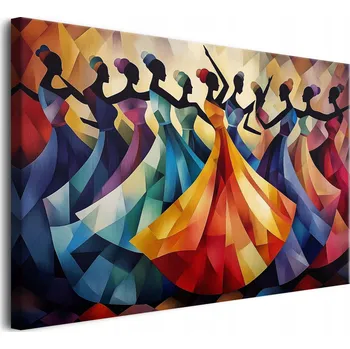 Obraz Barevný 3D obraz na zeď Dekorace do pokoje Obrazy na plátně Kubismus