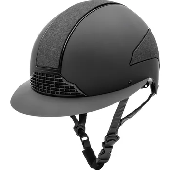 Vybavení pro jezdce SWING Helma jezdecká H24 Lady SWING, black shine/mat Obvod hlavy: 57-59 cm