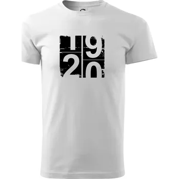 Pánské tričko Tachometr 20 - Triko extra velké (5-8XL) - 6XL ( Bílá )
