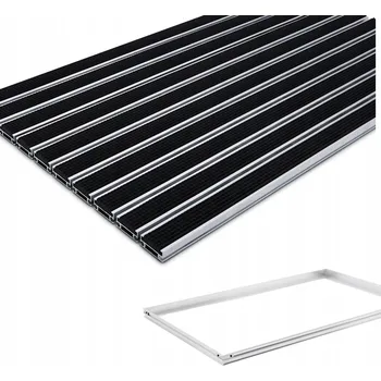 Rohožka POLENTEX HLINÍKOVÁ SYSTÉMOVÁ VSTUPNÍ ROHOŽKA S GUMOU 150x100 C17