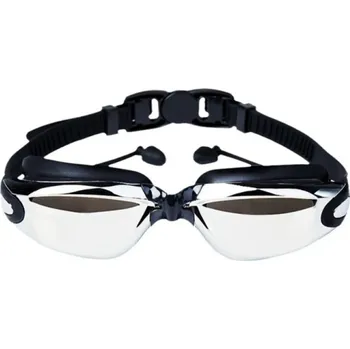 Plavecké brýle Plavecké brýle pro dospělé se špunty do uší UV ochrana Proti zamlžování Nastavitelný pásek Pohodlné plavání do bazénu i moře