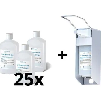 Dezinfekce Profesionální hygienický set pro ruce – 25× Vitasept E75 + dávkovač
