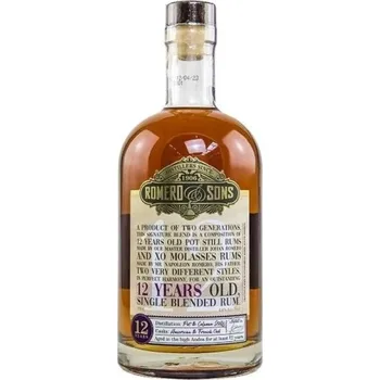 Rum Romero & Sons 12yo 48% 0,7l