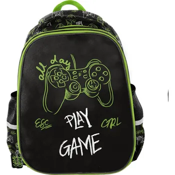 Školní batoh PASO Školní batoh Premium Game Play Černý