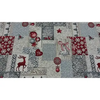 ubrus BYTEMA Gobelínový ubrus a šál MODERNÍ VÁNOCE 33 x 45 cm