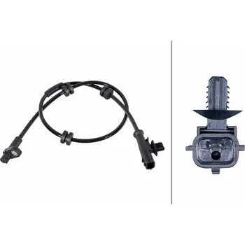 ABS Snímač počtu otáček kol HELLA 6PU 358 252-021