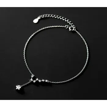 Řetízek For Silver Řetízek na nohu s hvězdami Velký vůz - Stříbro 925