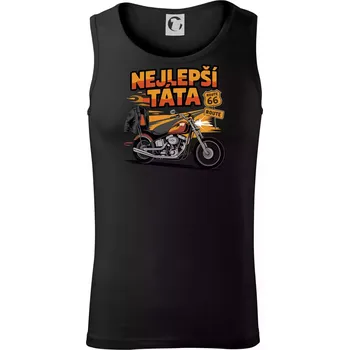 Nejlepší táta - motorka - chopper - Tílko pánské Core - S ( Černá )