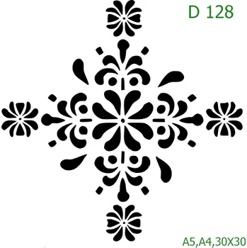 Šablona D 128 - A5 , Lepící fólie
