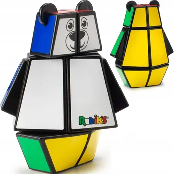 Hlavolam Rubikova kostka RUBIK'S JUNIOR BEAR KOSTKA PRO DĚTI MEDVÍDEK 4+