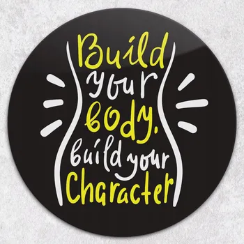 Kuchyňské prkénko Kulaté tvrzené skleněné kuchyňské prkénko s grafikou Vaření Nápis průměr 40 cm