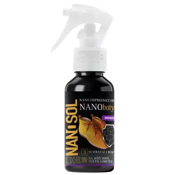 Přípravek pro údržbu obuvi NANOboty: impregnace na obuv 100ml NANOSOL