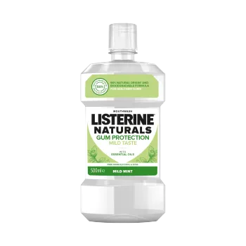 Ústní voda Listerine ÚV 500ml Naturals Gum Protect