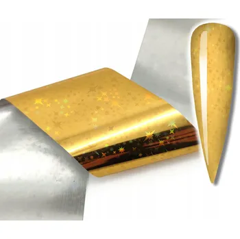 Fólie na nehty 10cm x 4cm - Hvězdičky