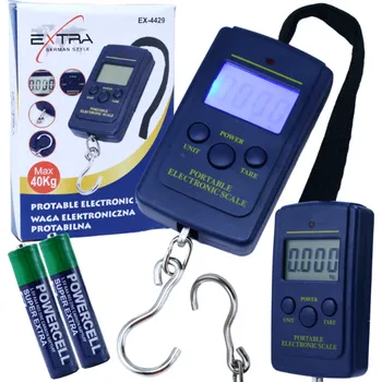 Kempingové nádobí Black DIGITÁLNÍ RYBÁŘSKÁ VÁHA