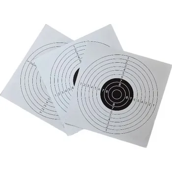 Terč na sportovní střelbu Papírový terč 14x14cm (5,51") target1