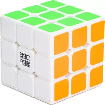 Hlavolam Kostka 3x3x3 YJ GuanLong V4 Bílá s nálepkami
