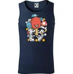 Pinčesaňák - Tílko pánské Core - S ( Námořní modrá (téměř černá) )